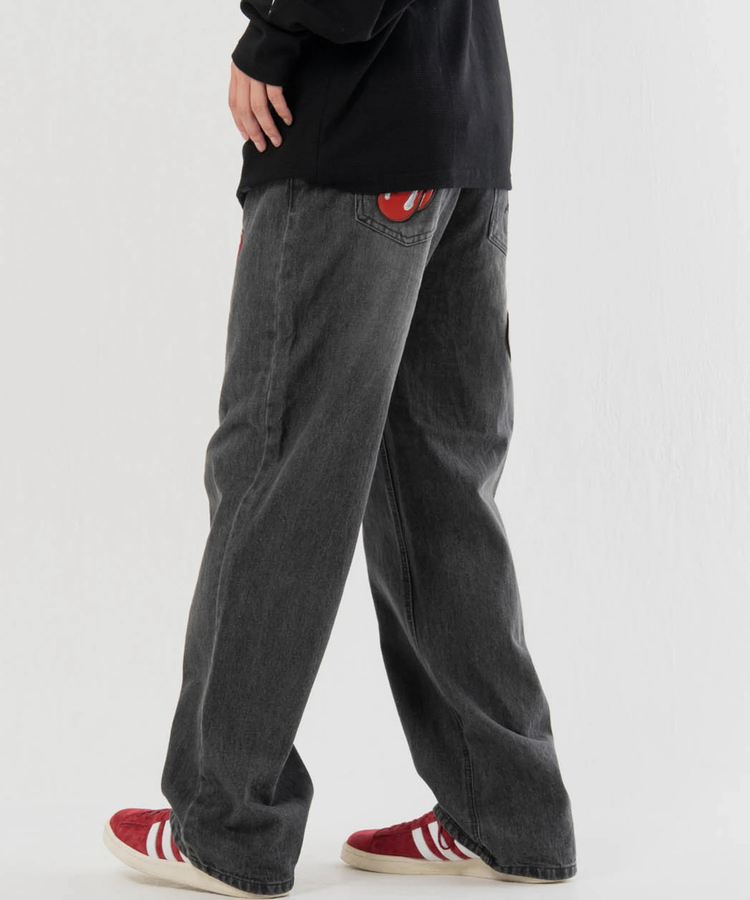 JACKROSE(ジャックローズ) |【The Rolling Stones×JACKROSE】 シグネチャー・ワッペン デニムパンツ(MENS)