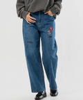 JACKROSE(ジャックローズ) |【The Rolling Stones×JACKROSE】 シグネチャー・ワッペン デニムパンツ(MENS)