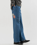 JACKROSE(ジャックローズ) |【The Rolling Stones×JACKROSE】 シグネチャー・ワッペン デニムパンツ(MENS)