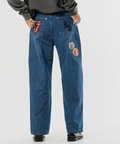 JACKROSE(ジャックローズ) |【The Rolling Stones×JACKROSE】 シグネチャー・ワッペン デニムパンツ(MENS)