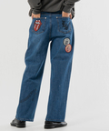 JACKROSE(ジャックローズ) |【The Rolling Stones×JACKROSE】 シグネチャー・ワッペン デニムパンツ(MENS)
