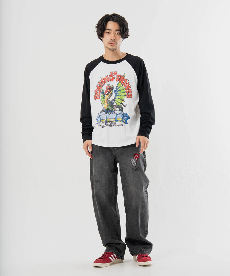 JACKROSE(ジャックローズ) |【The Rolling Stones×JACKROSE】 シグネチャー・ワッペン デニムパンツ(MENS)