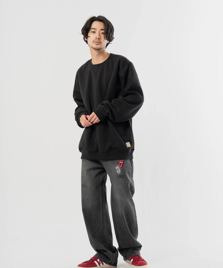 JACKROSE(ジャックローズ) |【The Rolling Stones×JACKROSE】 シグネチャー・ワッペン デニムパンツ(MENS)
