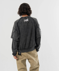 JACKROSE(ジャックローズ) |【The Rolling Stones×JACKROSE】 シグネチャー ラインストーン-レイヤード スウェット(MENS)