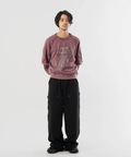JACKROSE(ジャックローズ) |【The Rolling Stones×JACKROSE】 シグネチャー ラインストーン-レイヤード スウェット(MENS)