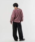 JACKROSE(ジャックローズ) |【The Rolling Stones×JACKROSE】 シグネチャー ラインストーン-レイヤード スウェット(MENS)