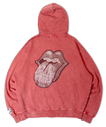 JACKROSE(ジャックローズ) |【The Rolling Stones×JACKROSE】 シグネチャー ロゴ&ラインストーン ZIPパーカー(MENS/WOMENS)