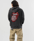 JACKROSE(ジャックローズ) |【The Rolling Stones×JACKROSE】 シグネチャー ロゴ&ラインストーン ZIPパーカー(MENS/WOMENS)