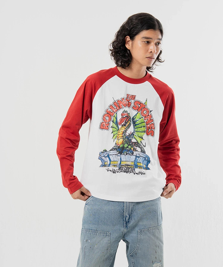 JACKROSE(ジャックローズ) |【The Rolling Stones×JACKROSE】 ドラゴン 80sツアー LSTEE(MENS)