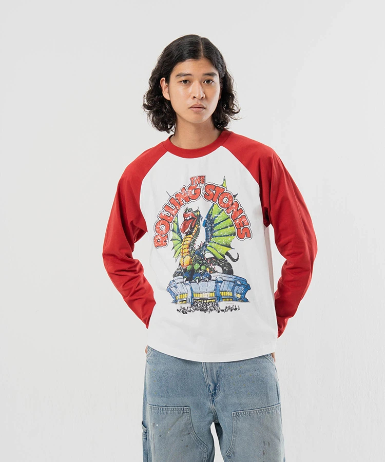 JACKROSE(ジャックローズ) |【The Rolling Stones×JACKROSE】 ドラゴン 80sツアー LSTEE(MENS)