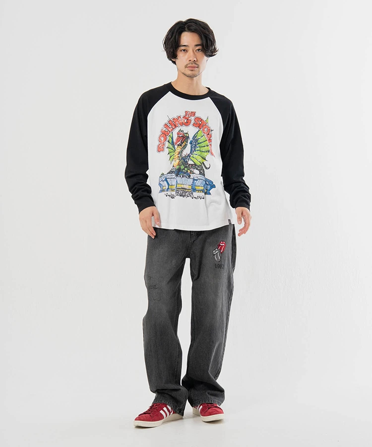 JACKROSE(ジャックローズ) |【The Rolling Stones×JACKROSE】 ドラゴン 80sツアー LSTEE(MENS)