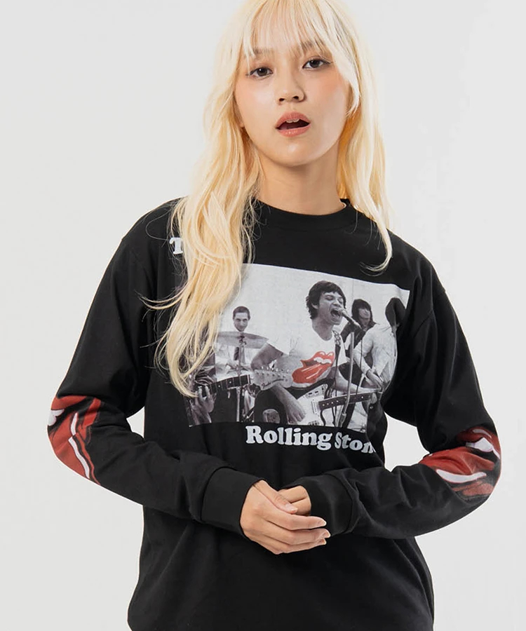 JACKROSE(ジャックローズ) |【The Rolling Stones×JACKROSE】 Lips&Tongue フォト LSTEE(MENS)