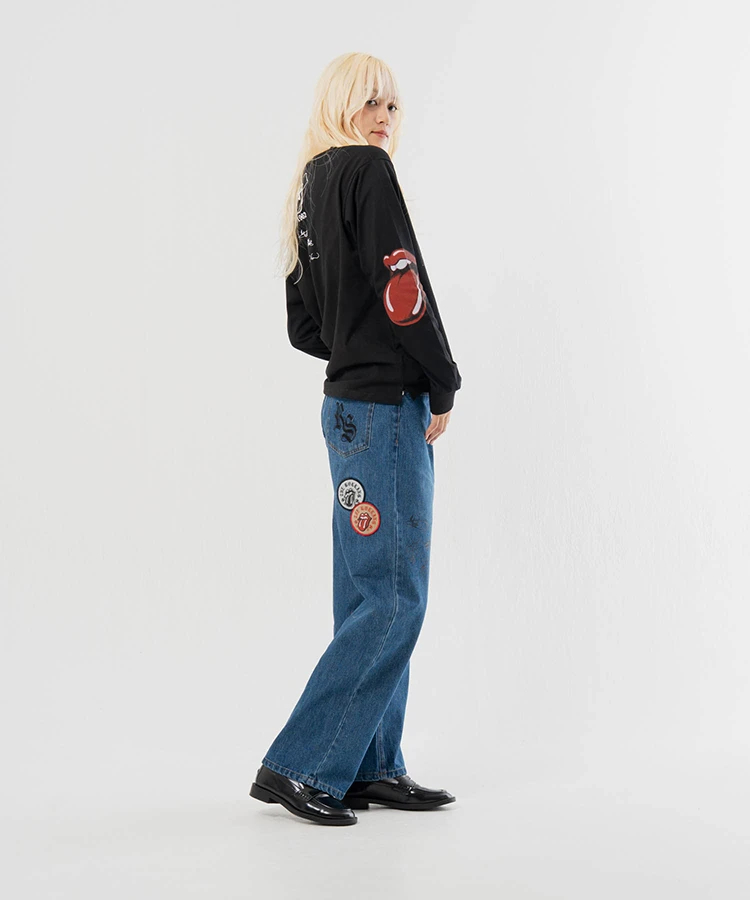 JACKROSE(ジャックローズ) |【The Rolling Stones×JACKROSE】 Lips&Tongue フォト LSTEE(MENS)