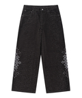 JACKROSE(ジャックローズ) |SUPPLIER/サプライヤー Multiple Cross Leather Patch Baggy Denim(MENS)