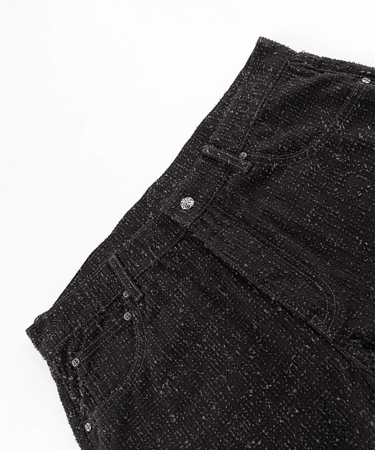 JACKROSE(ジャックローズ) |SUPPLIER/サプライヤー Multiple Cross Leather Patch Baggy Denim(MENS)