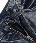 JACKROSE(ジャックローズ) |SUPPLIER/サプライヤー Multiple Cross Leather Patch Baggy Denim(MENS)