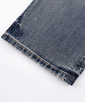 JACKROSE(ジャックローズ) |SUPPLIER/サプライヤー Multiple Cross Leather Patch Baggy Denim(MENS)