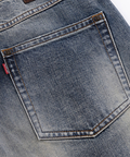 JACKROSE(ジャックローズ) |SUPPLIER/サプライヤー Multiple Cross Leather Patch Baggy Denim(MENS)