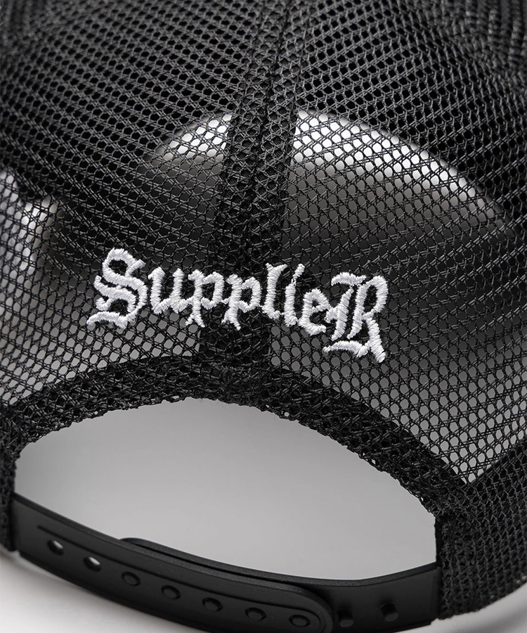 JACKROSE(ジャックローズ) |SUPPLIER/サプライヤー Multiple Cross Leather Patch Mesh Cap