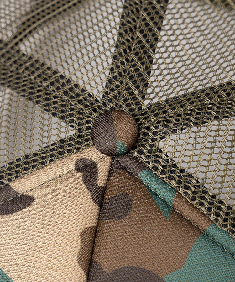 JACKROSE(ジャックローズ) |SUPPLIER/サプライヤー Multiple Cross Leather Patch Mesh Cap