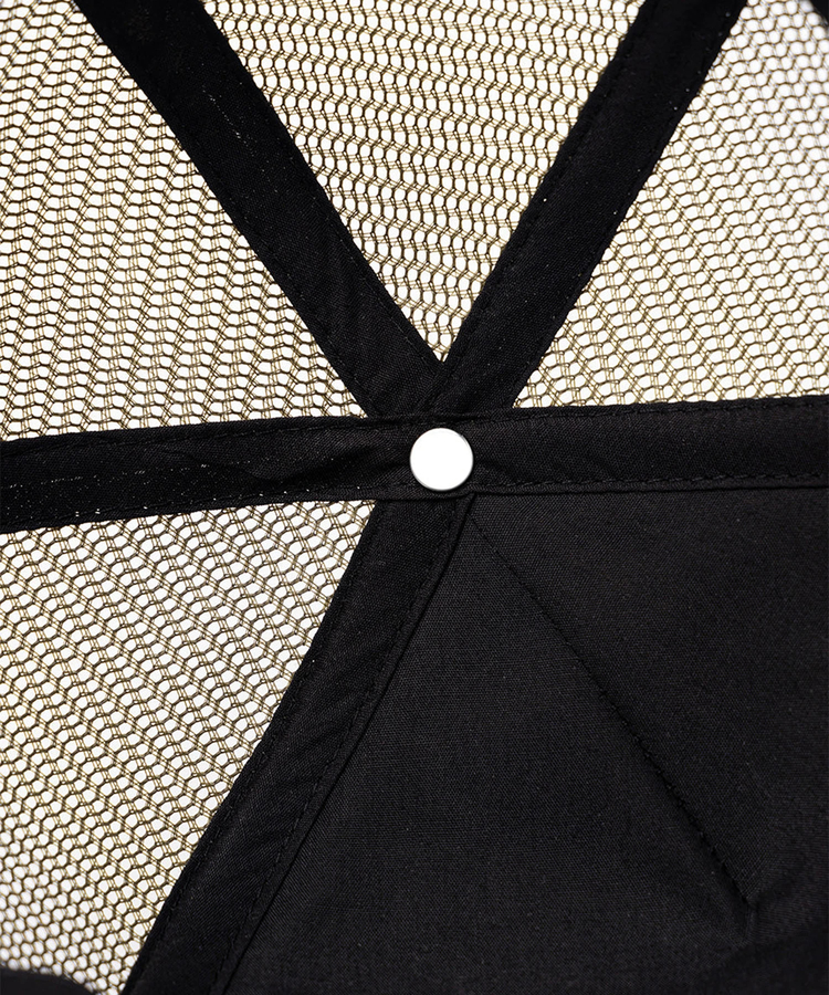 JACKROSE(ジャックローズ) |SUPPLIER/サプライヤー Multiple Cross Leather Patch Mesh Cap