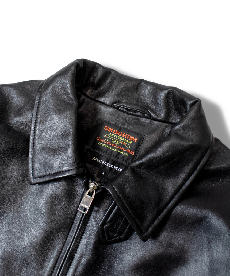 JACKROSE(ジャックローズ) |【SKOOKUM×JACKROSE】 LAMB LEATHER ZIP JACKET(MENS)