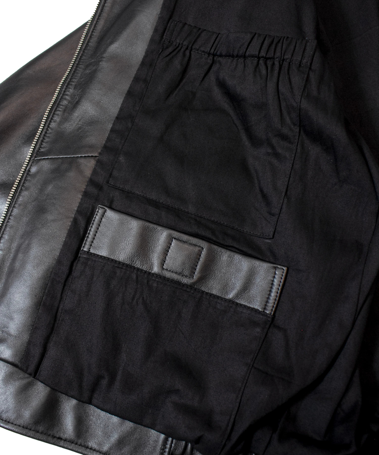 JACKROSE(ジャックローズ) |【SKOOKUM×JACKROSE】 LAMB LEATHER ZIP JACKET(MENS)