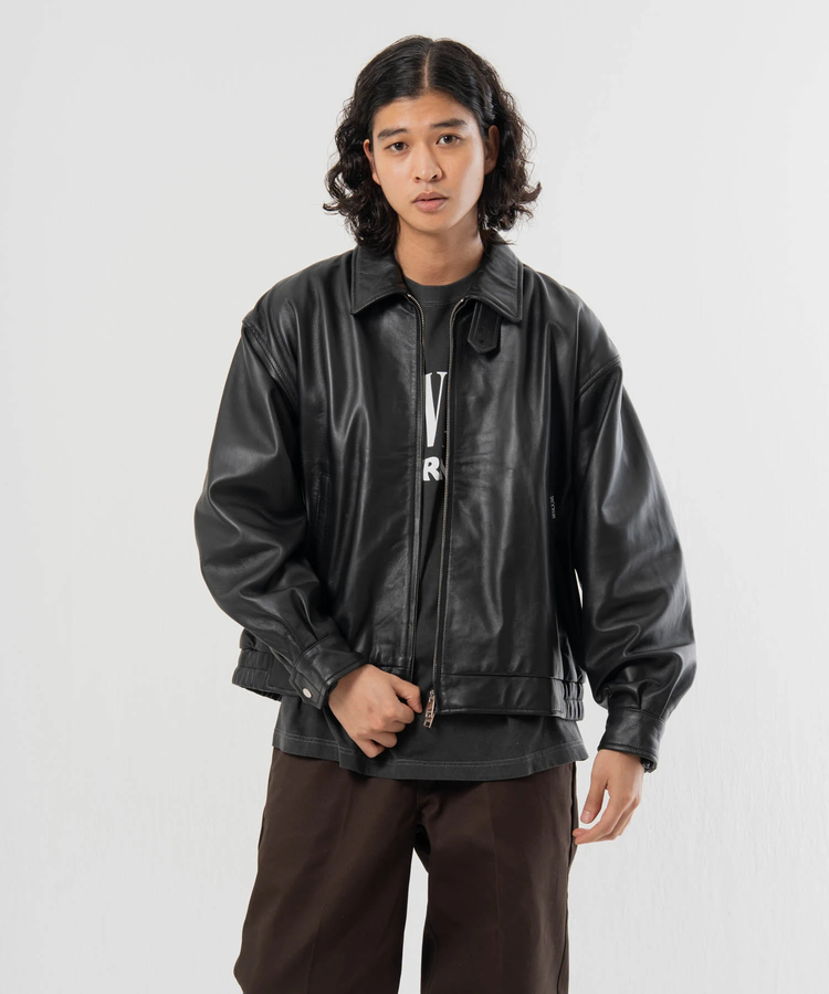 JACKROSE(ジャックローズ) |【SKOOKUM×JACKROSE】 LAMB LEATHER ZIP JACKET(MENS)