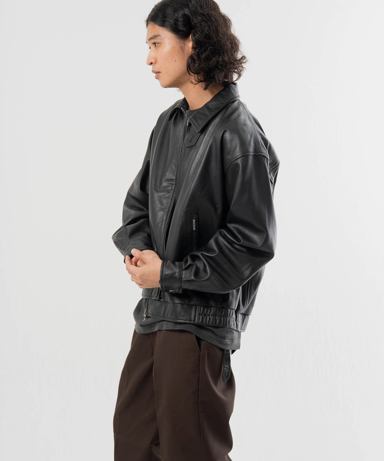 JACKROSE(ジャックローズ) |【SKOOKUM×JACKROSE】 LAMB LEATHER ZIP JACKET(MENS)