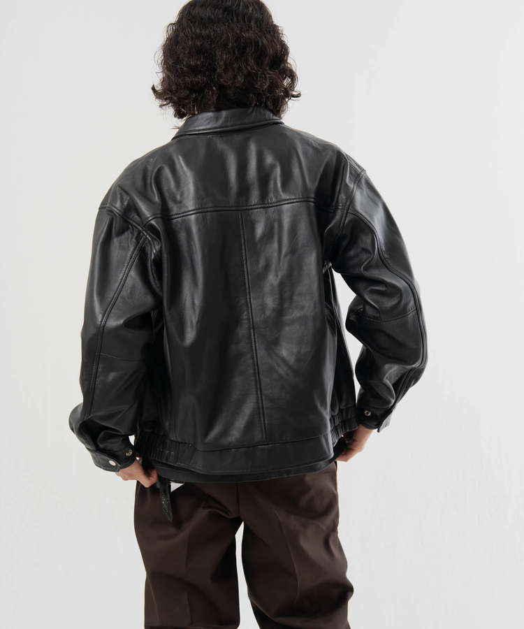 JACKROSE(ジャックローズ) |【SKOOKUM×JACKROSE】 LAMB LEATHER ZIP JACKET(MENS)
