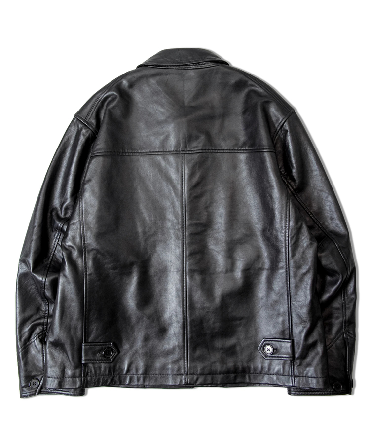 JACKROSE(ジャックローズ) |【SKOOKUM×JACKROSE】 LAMB LEATHER CAR COAT(MENS)