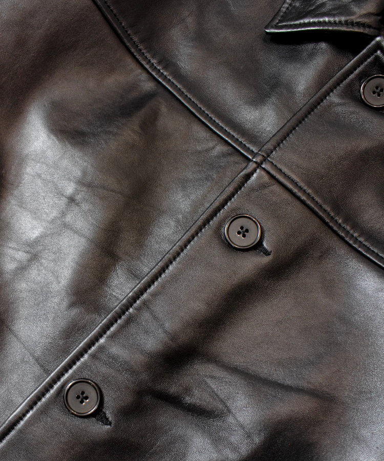 JACKROSE(ジャックローズ) |【SKOOKUM×JACKROSE】 LAMB LEATHER CAR COAT(MENS)