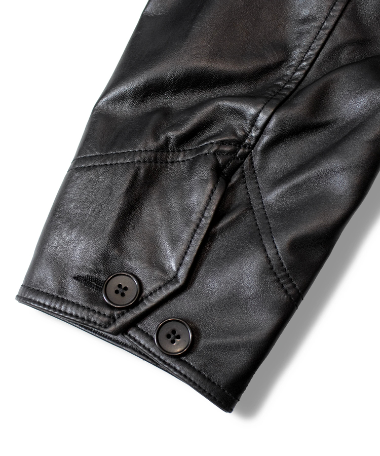 JACKROSE(ジャックローズ) |【SKOOKUM×JACKROSE】 LAMB LEATHER CAR COAT(MENS)