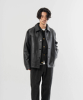 JACKROSE(ジャックローズ) |【SKOOKUM×JACKROSE】 LAMB LEATHER CAR COAT(MENS)