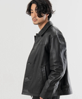JACKROSE(ジャックローズ) |【SKOOKUM×JACKROSE】 LAMB LEATHER CAR COAT(MENS)