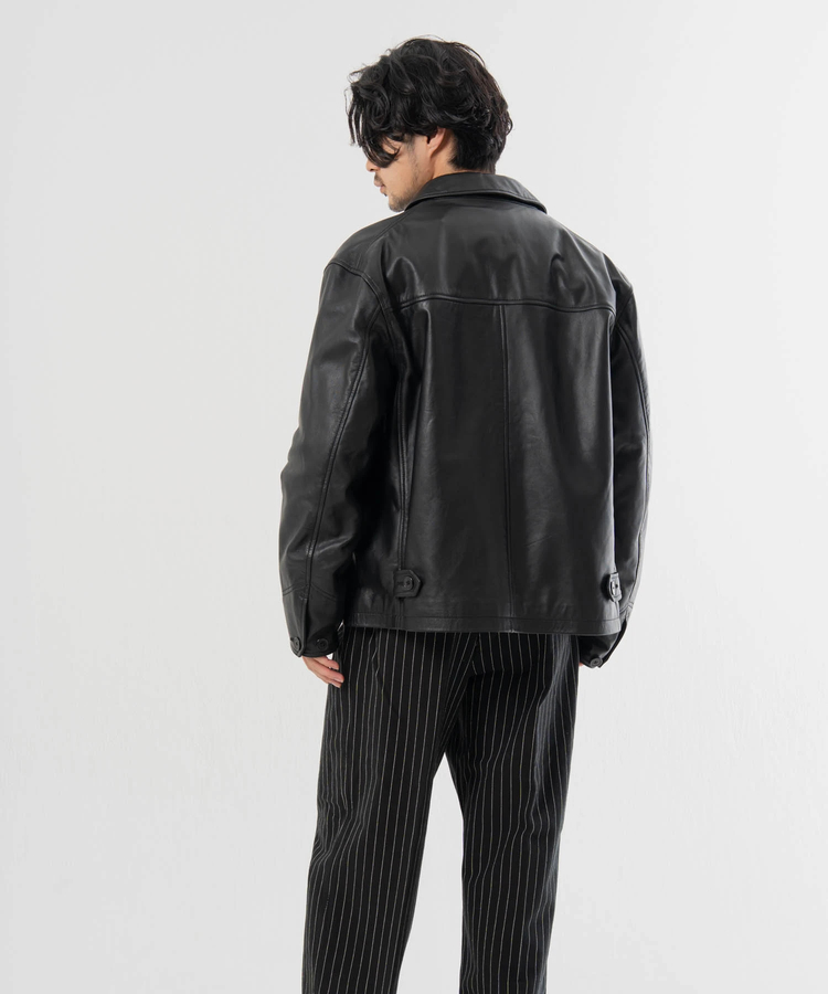 JACKROSE(ジャックローズ) |【SKOOKUM×JACKROSE】 LAMB LEATHER CAR COAT(MENS)