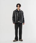 JACKROSE(ジャックローズ) |【SKOOKUM×JACKROSE】 LAMB LEATHER CAR COAT(MENS)