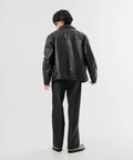 JACKROSE(ジャックローズ) |【SKOOKUM×JACKROSE】 LAMB LEATHER CAR COAT(MENS)