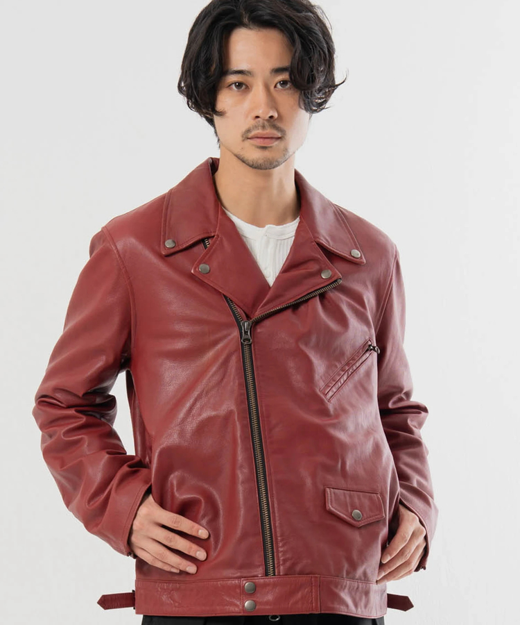 JACKROSE(ジャックローズ) |JE-BUFFARO CALF サイクロン ダブル ライダース(MENS)