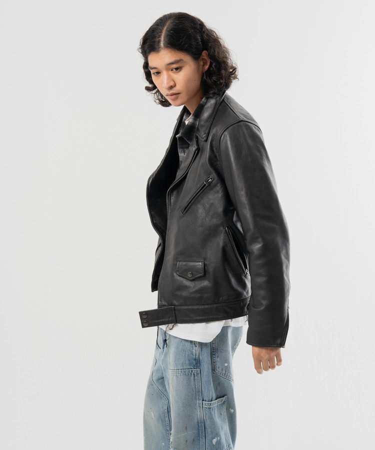 JACKROSE(ジャックローズ) |JE-BUFFARO CALF サイクロン ダブル ライダース(MENS)