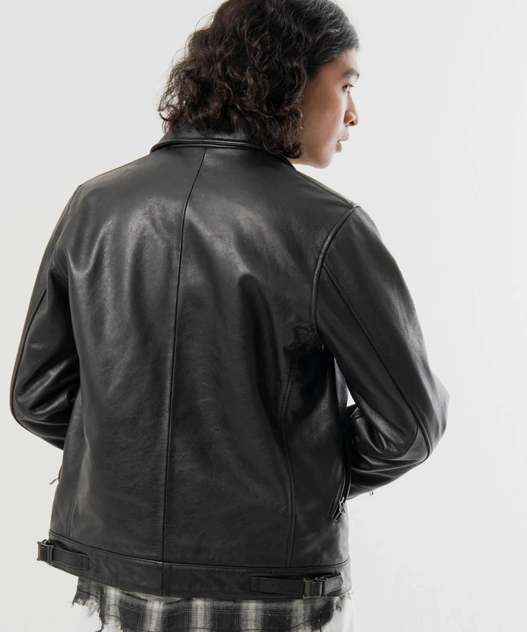 JACKROSE(ジャックローズ) |JE-BUFFARO CALF サイクロン ダブル ライダース(MENS)