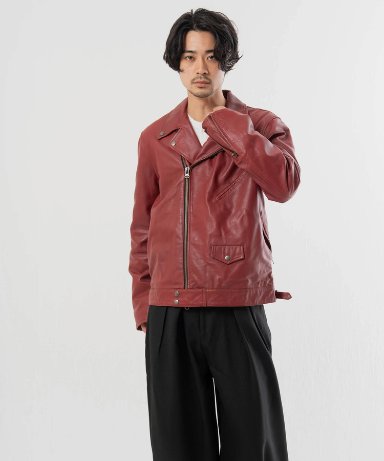 JACKROSE(ジャックローズ) |JE-BUFFARO CALF サイクロン ダブル ライダース(MENS)