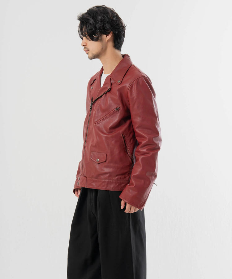 JACKROSE(ジャックローズ) |JE-BUFFARO CALF サイクロン ダブル ライダース(MENS)
