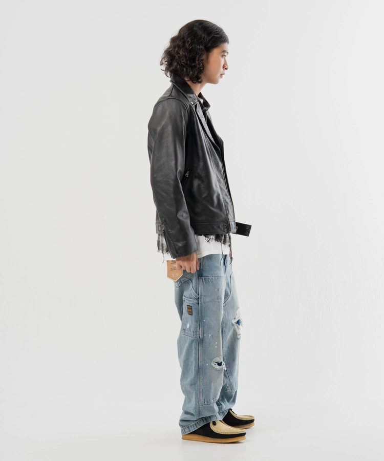 JACKROSE(ジャックローズ) |JE-BUFFARO CALF サイクロン ダブル ライダース(MENS)