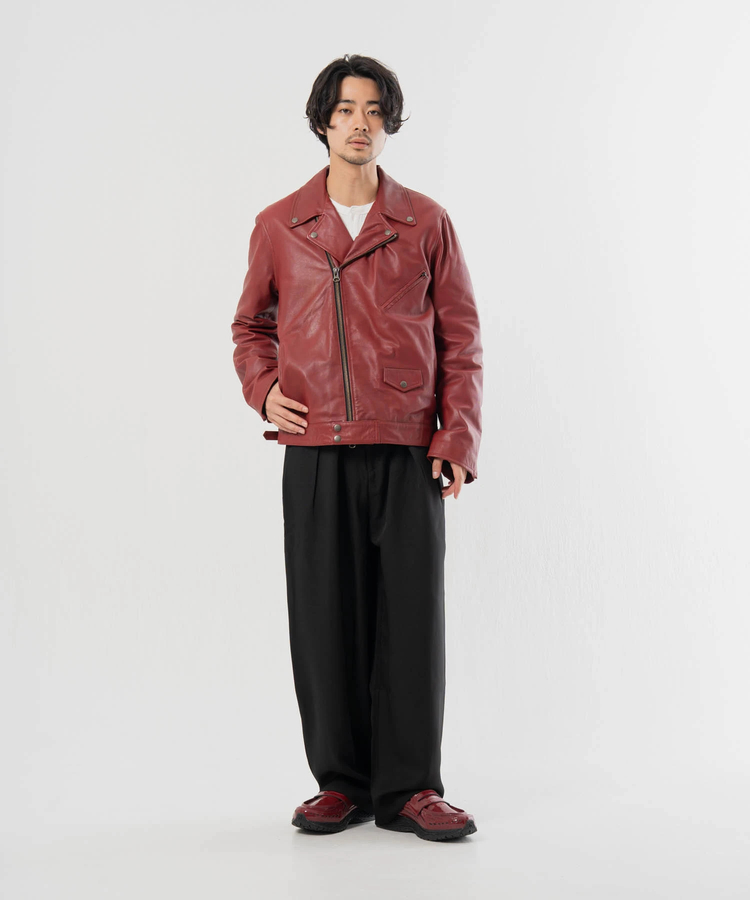 JACKROSE(ジャックローズ) |JE-BUFFARO CALF サイクロン ダブル ライダース(MENS)
