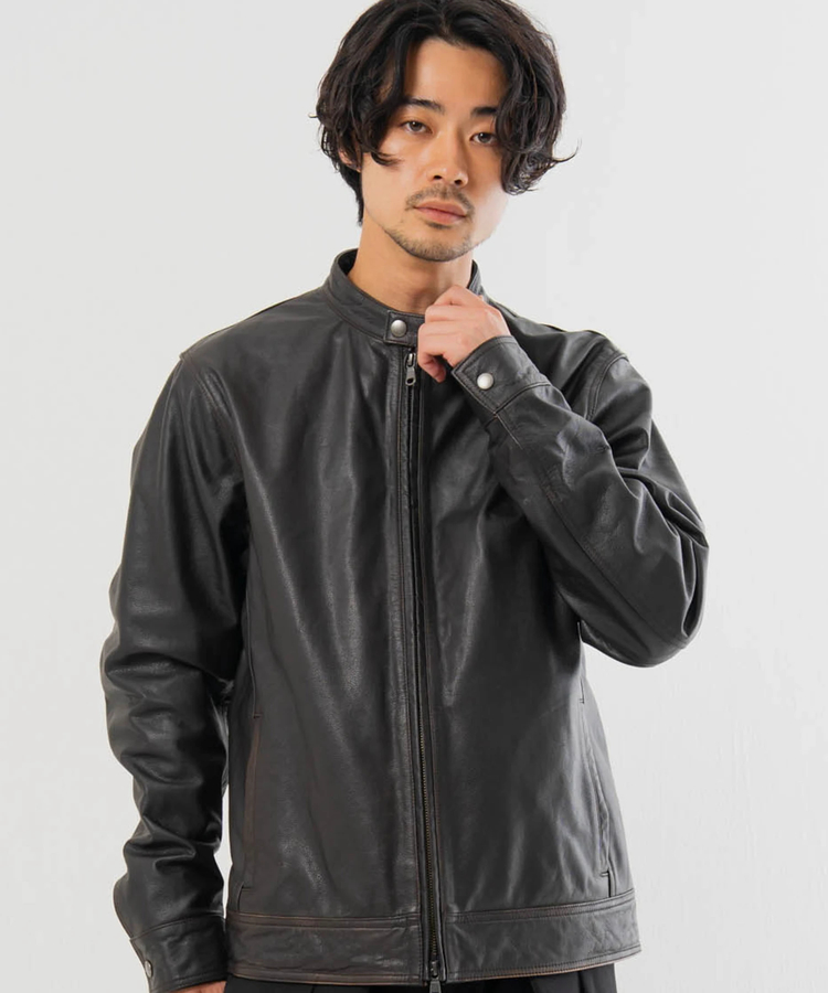 JACKROSE(ジャックローズ) |JE-BUFFARO CALF シングル ライダース(MENS)