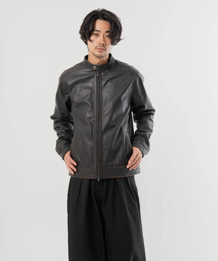 JACKROSE(ジャックローズ) |JE-BUFFARO CALF シングル ライダース(MENS)