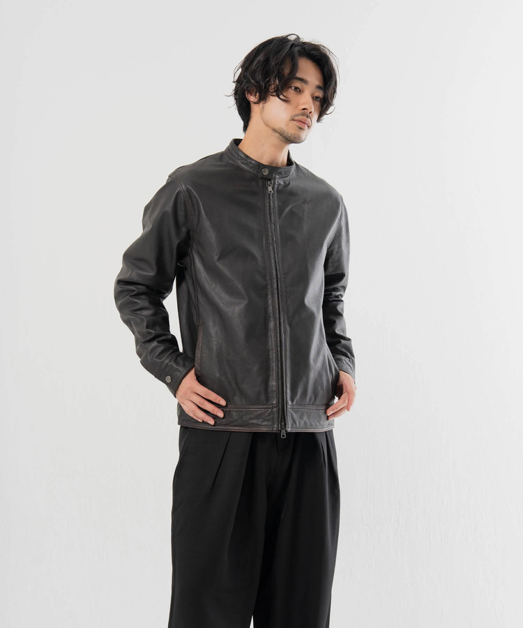 JACKROSE(ジャックローズ) |JE-BUFFARO CALF シングル ライダース(MENS)