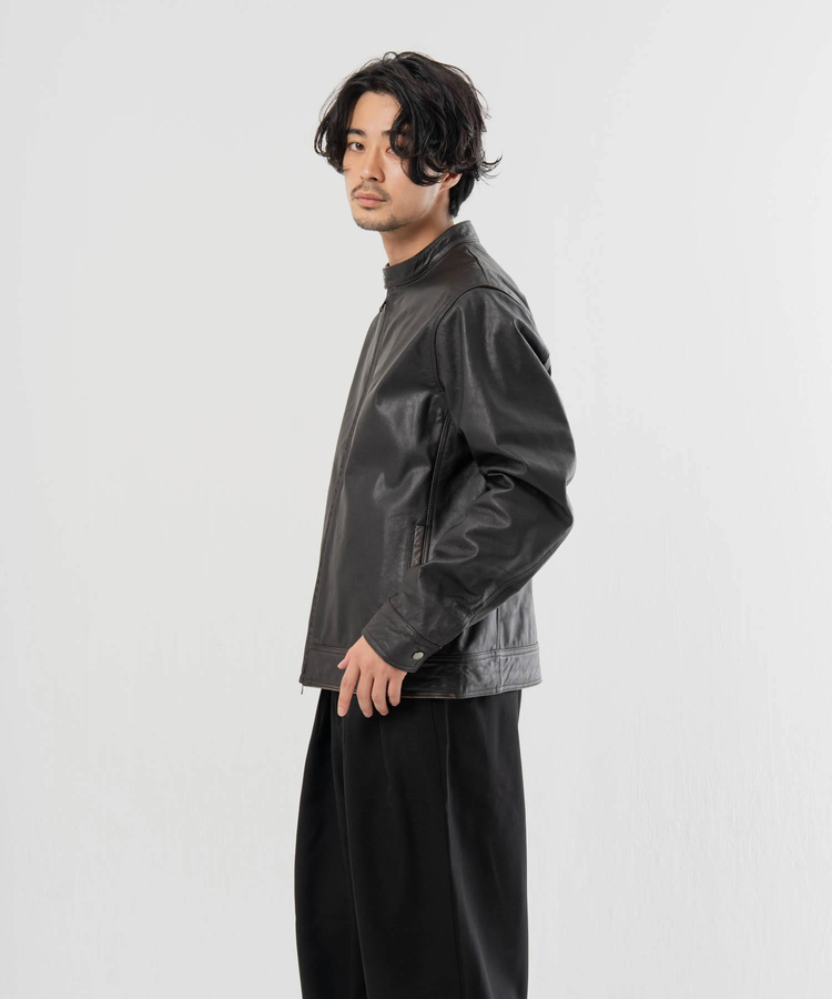 JACKROSE(ジャックローズ) |JE-BUFFARO CALF シングル ライダース(MENS)