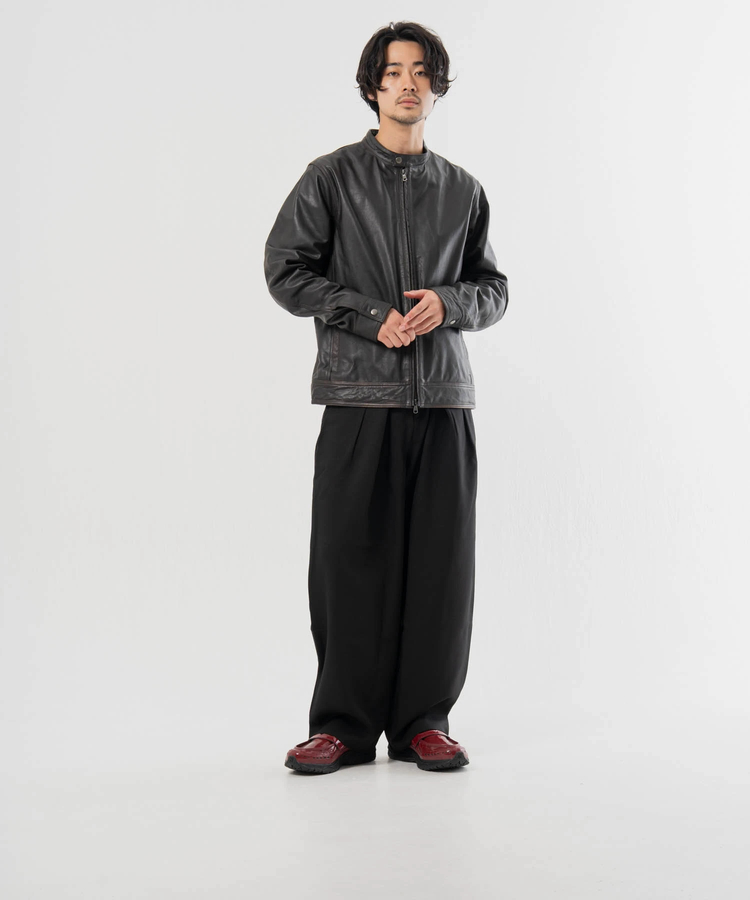 JACKROSE(ジャックローズ) |JE-BUFFARO CALF シングル ライダース(MENS)